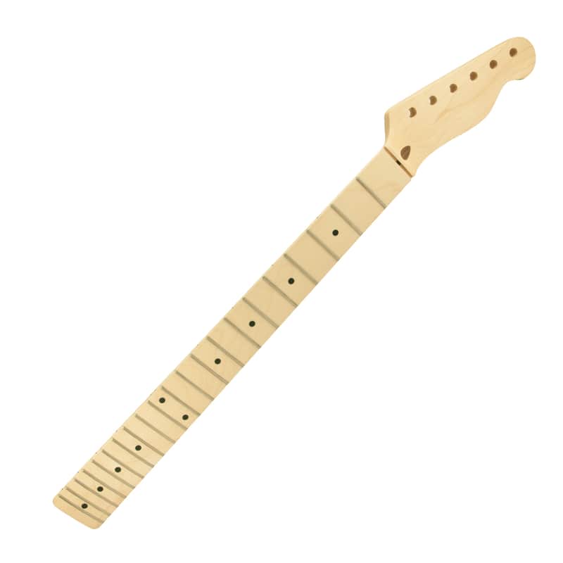 WD Licensed By Fender Replacement 21 Fret Neck For Telecaster Fat D, Maple image 1