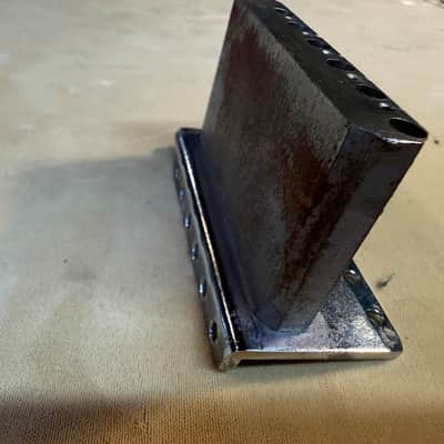 Fender Stratocaster block and bridge plate 1968 - Chrome image 6