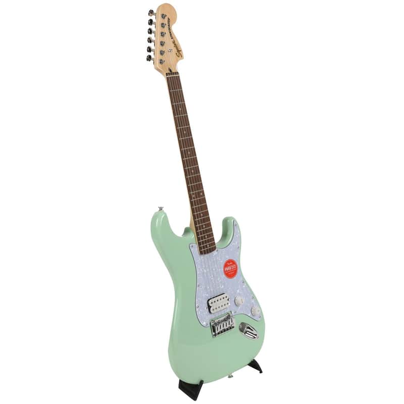 Squier FSR Affinity Series Stratocaster H Electric Guitar, Laurel Fingerboard, Surf Green image 1