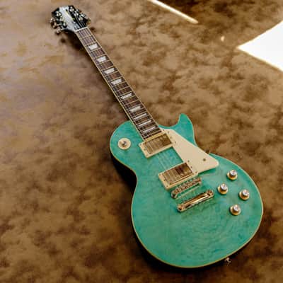 Epiphone Les Paul Standard '60s Quilt Top 2021 - 2025 - Transparent Blue image 17