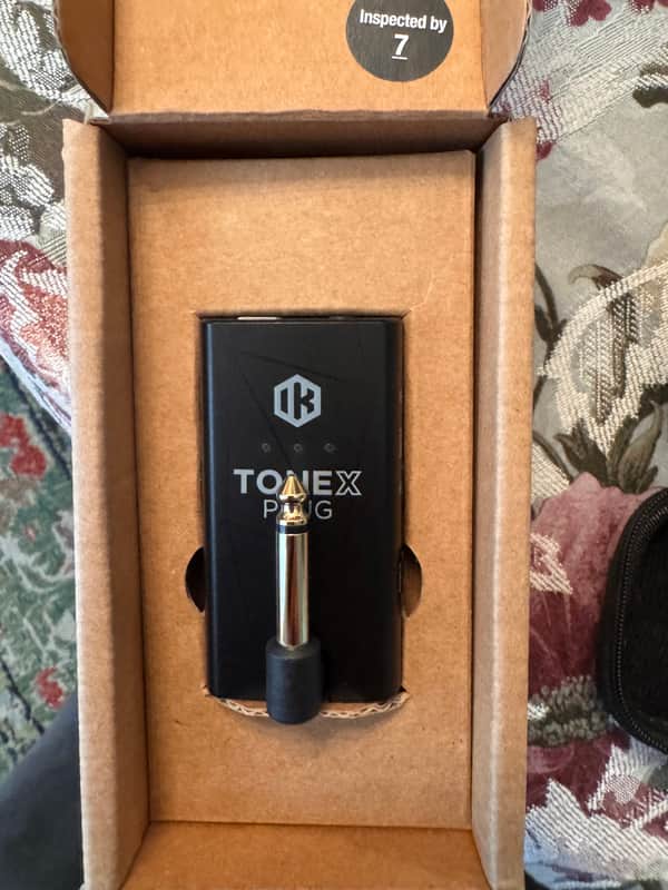 IK Multimedia ToneX Plug Guitar Headphone Amp PLUS BONUS CASE - Present - Black image 1