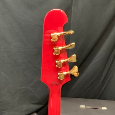 1991 Gibson Custom Shop Thunderbird Bass Fire Engine Red image 7