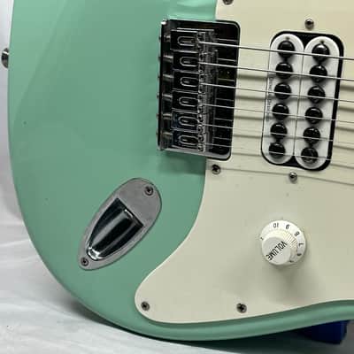 Squier Tom DeLonge Signature Stratocaster Strat Electric Guitar - Surfboard Green image 5