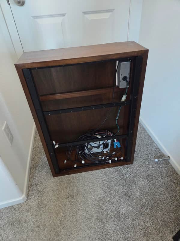 Custom Walnut 5U / Dotcom / Moog Format Powered Synthesizer Case image 1