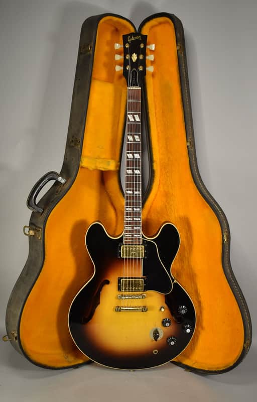 1968 Gibson ES-345TDC Stereo Sunburst Refin Semi-Hollowbody w/OHSC image 1