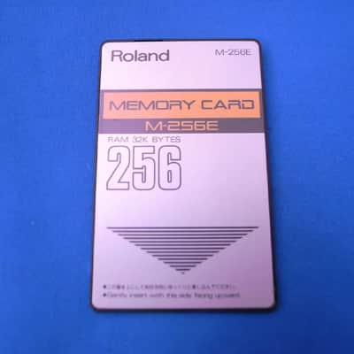 Roland「 M-256E 」MEMORY CARD 32K BYTES Roland M-256D Memory Card Ram 32k Bytes for Synths and Drum