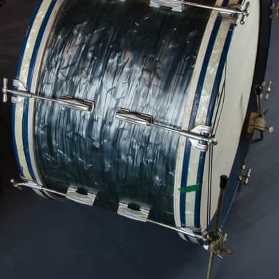 Vintage 1949 Gretsch Round Badge Broadkaster 3 Piece Drum Kit image 4