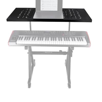 Rockville RKS-AIR Hydraulic Air Powered Keyboard Stand with DJ Table Shelf image 9