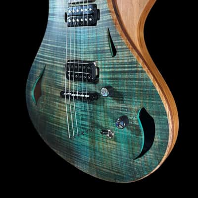 Tunguska Guitars Jaz 2025 - Deep Sea Teal Burst image 1