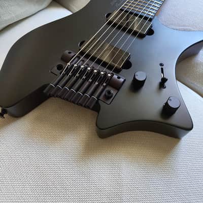 Strandberg Guitars Boden Metal NX 7 Tremolo - Black Granite, Fishman Fluence Multiscale Headless image 3