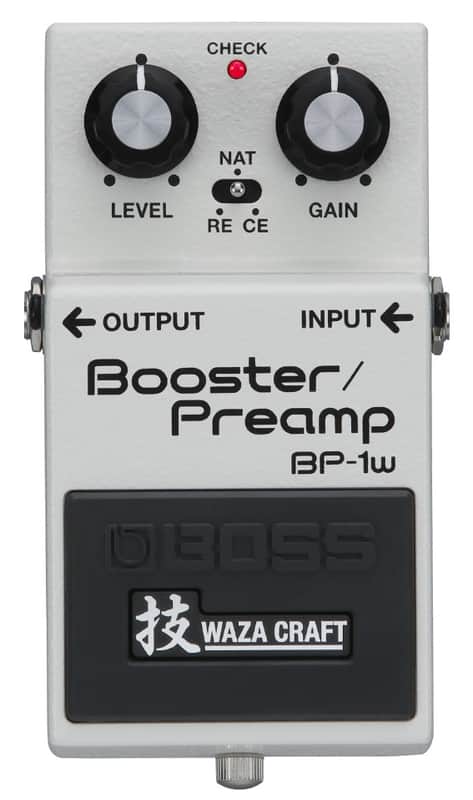 Boss BP-1W Booster / Preamp Waza Craft - White image 1