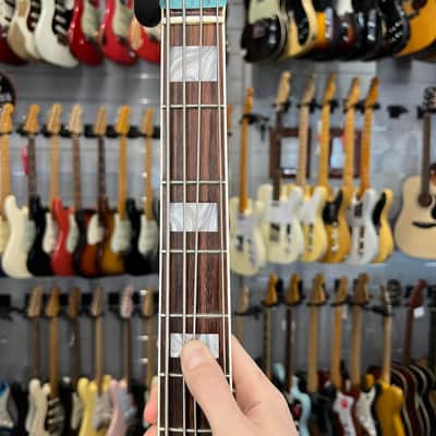 Fender   Custom Shop Jazz Bass 66 Relic Aged Daphne Blue 2020 image 4