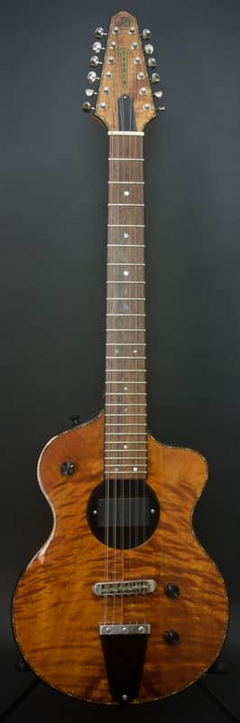 Rick Turner Model 1, 12 String  2000 Gloss Lacquer over Flamed Koa image 1