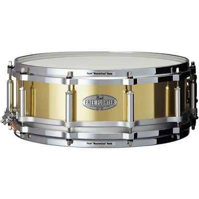 Pearl Free Floating Brass Snare Drum Regular 14 x 5 in. image 2