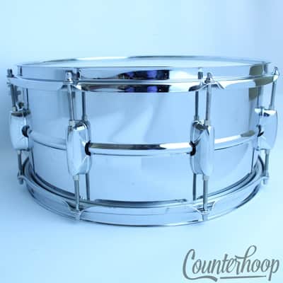 Sound Percussion 14x6.5"Snare Drum 8-Lug Steel Shell Triple Flange Rims+New Head image 4