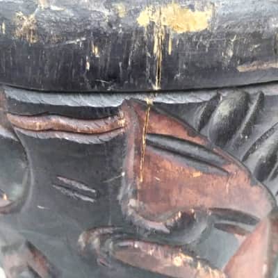 Djembe Authentic African hand carved image 9
