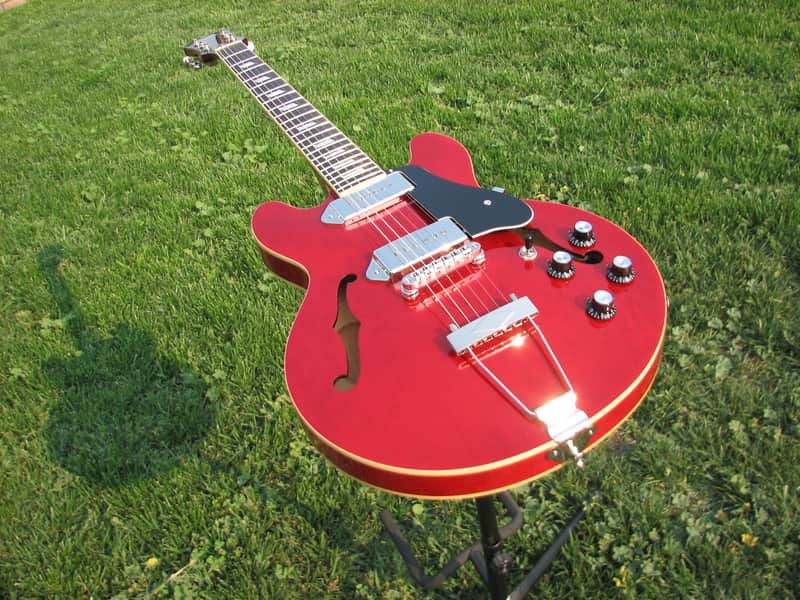 Epiphone Casino Coupe - Cherry Red - Gotoh Bridge - Black