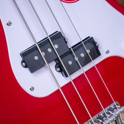 B-Stock Squier Mini Precision Electric P Bass Guitar, Dakota Red image 3