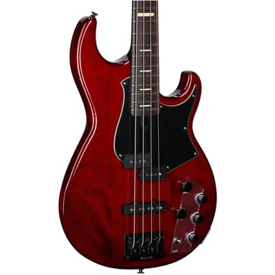 Yamaha BB734A Electric Bass Guitar (with Gig Bag) Fired Red image 8