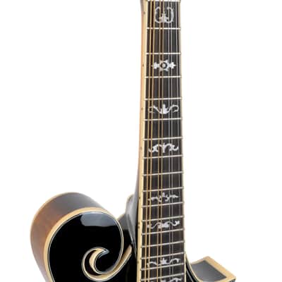 Gold Tone GM-70+ Professional Craved Solid Spruce Top Maple Neck F-Style 8-String Mandolin w/Hard Case image 8