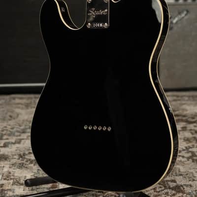 Squier Classic Vibe Baritone Custom Telecaster Electric Guitar - Black image 8