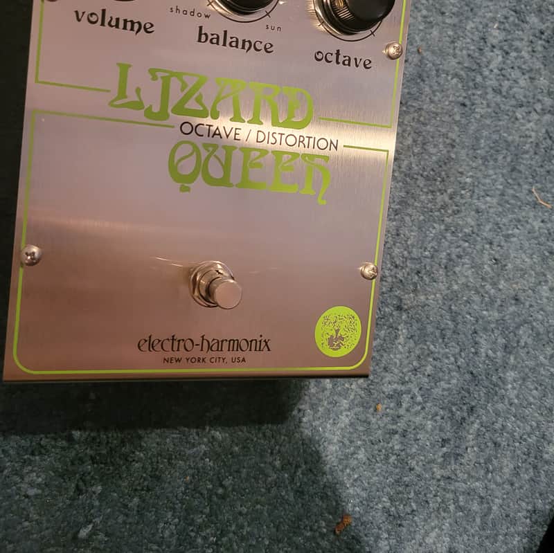 Electro-Harmonix / JHS "Big Box" Lizard Queen Octave Fuzz 2023 - Silver / Green image 1