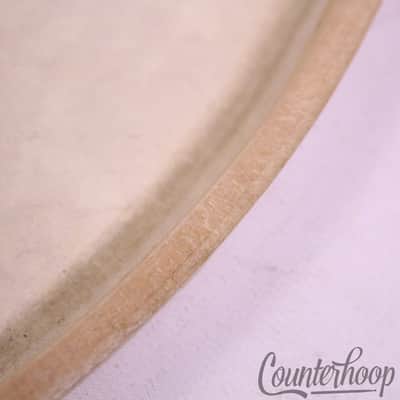 Ludwig 16"Floor Tom Calf Skin Drum Head Batter/Resonant USA Vintage 40s 2p Maple image 3