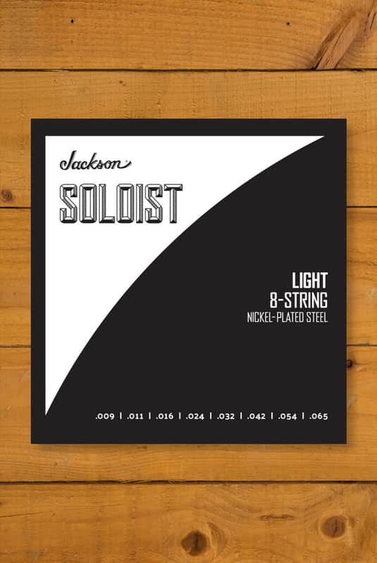 Jackson Soloist 8-String Electric Guitar Strings - Light .009-.065 image 1