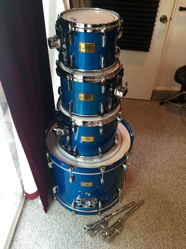 Pearl Masters Studio Birch 4pc Fusion Drum Kit + Extras! image 1