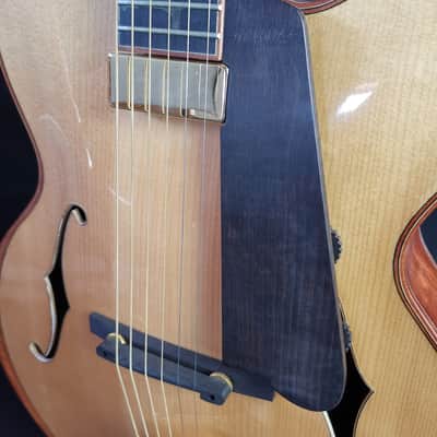 Archtop Acoustic/Maple Hollow body jazz Guitar 2025 Natural image 9