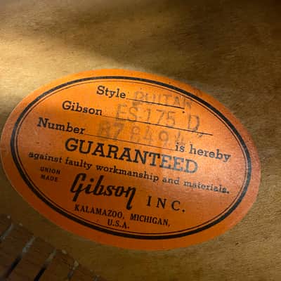 1968 Gibson ES-175D - Sunburst - Original case & PAF’s image 17