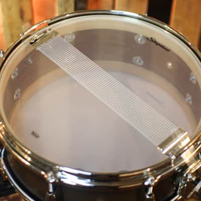 Slingerland 5.5x14 Radio King Artist Black and Gold Lacquer Snare Drum image 5