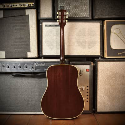 Gibson Southern Jumbo Deluxe Cherry Sunburst 1969 image 4