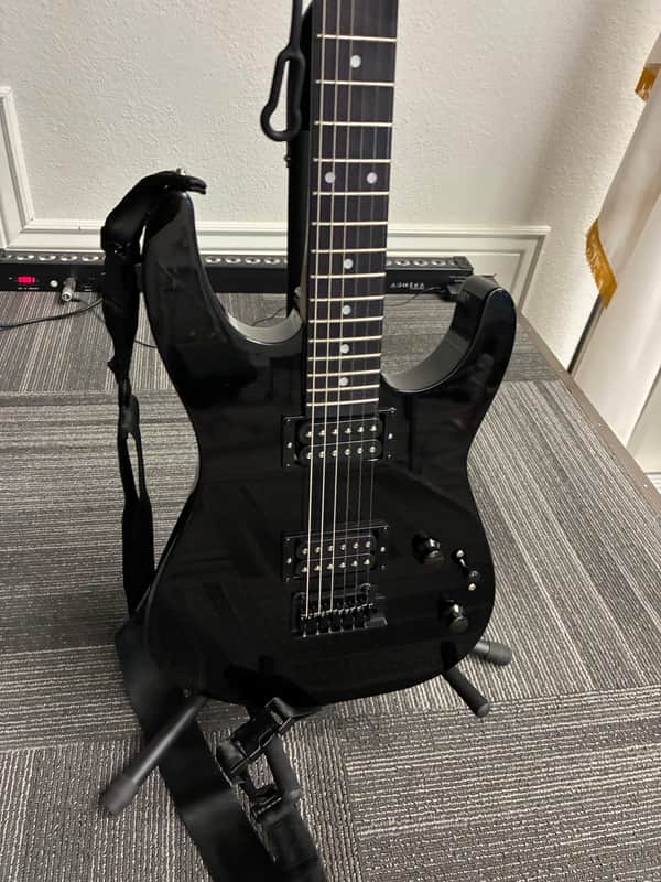 Jackson *MODDED* JS Series JS11 Dinky with Amaranth Fretboard 2019 - Present - Gloss Black image 1