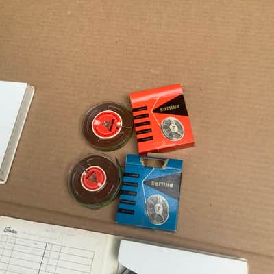 5 x Philips Vintage Reel analog tape vintage recording reels tapes image 3