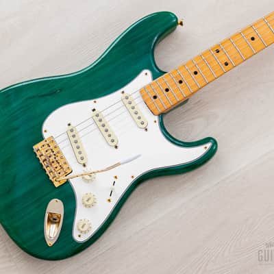 fender Japan ST-57 surf green エフェクター付き Fender Japan ST57-TX Texas Special Pickup'57 reissue Stratocaster