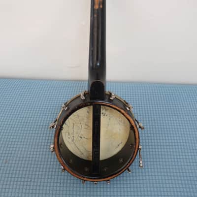 Vintage Antique 1930s Ukulele Uke Banjolele Banjo Mandolin Frying Pan Shaped Shaped Relic Slingerland Missing Bridge Project image 8