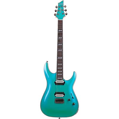 Schecter Guitar Research C-1 SLS Hollywood Electric Guitar Regular Glacier Metallic image 2