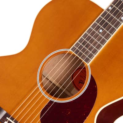 Gibson J-185 Century 12-Fret Acoustic Electric Guitar - Vintage Amber image 7
