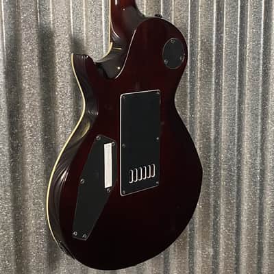 ESP LTD EC-1000 ET Evertune Quilt Top Dark Brown Sunburst Guitar & Case #1459 Used image 10