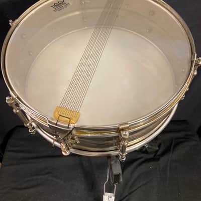 Slingerland 1930s - 5x14" Nickel Over Brass 6 Tube Lug Snare Drum image 13