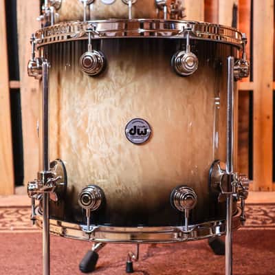 DW Collector's Candy Black Burst Over Quilted Maple Drum Set - SO#1134317 image 4