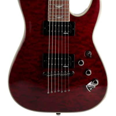Schecter Omen Extreme-7 - Black Cherry image 2