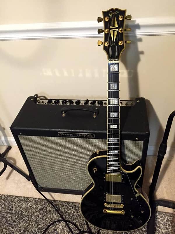 Greco Les Paul Custom 80's black Made in Japan MIJ image 1