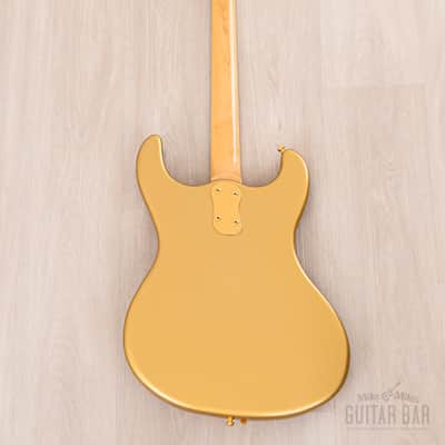 2000s Mosrite Ventures Model Super Custom 65 Gold w/ Gold Hardware, Vibramute & Case, Kurokumo image 3