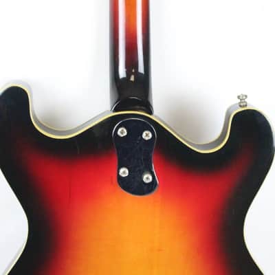 RARE 1966-1967 Vintage Mosrite Combo Sunburst Rosewood Fingerboard USA 1960s Original Bakersfield Era Semie Moseley period image 13