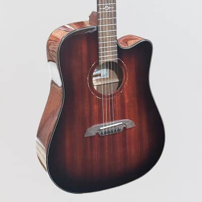 Alvarez MD66CE Mahogany Dreadnought Acoustic-Electric Guitar - Natural image 2