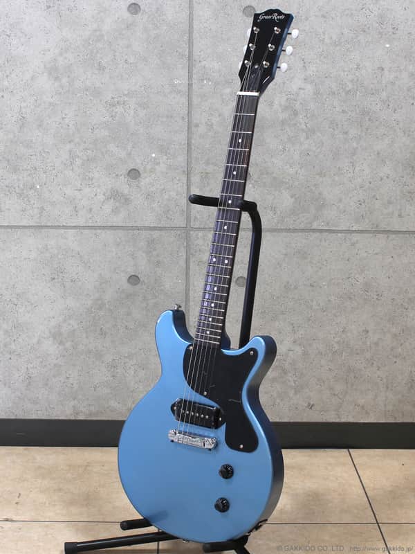 GrassRoots G-JR-LTD Pelham Blue, LP Junior Double Cut Style, New
