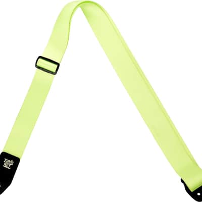 Ernie Ball Premium Guitar Strap, Neon Green (P05320) image 1