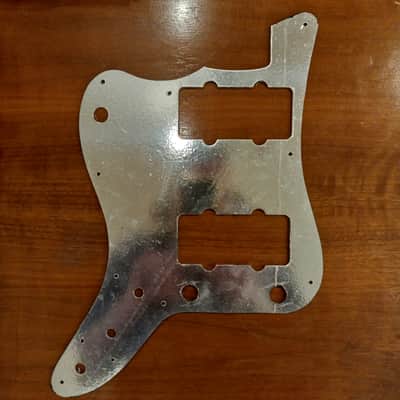 Off Brand Tele dual humbucker White Pearl 11 Hole Pickguard image 4